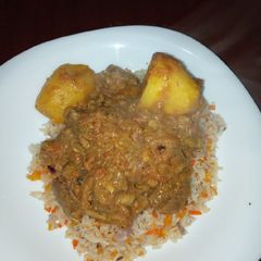 Beef biriyani A picture of Beef biriyani.