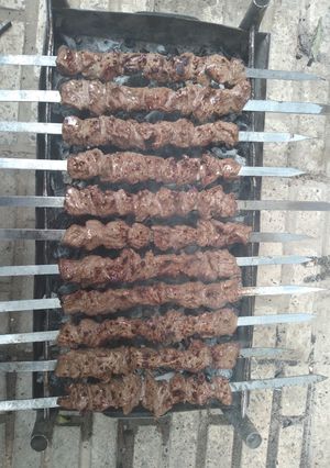 عکسی از دستور کته کباب