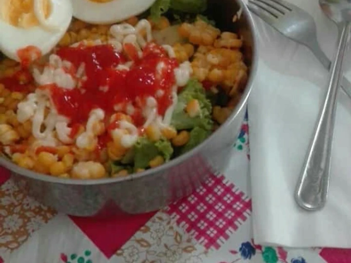 Cara Sederhana Membuat Resep  Salad sayur simple aja yang Bisa Manjain Lidah, Lezat