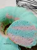 Bolu putih telur warna pastel