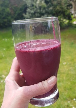 Une photo de Smoothie myrtille citron