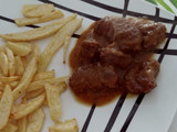 Carne de toro a la gaditana