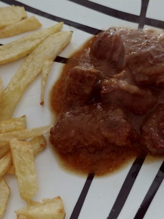 Una foto de Carne de toro a la gaditana