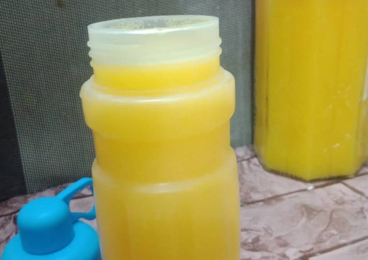 Steps to Prepare Quick Easy Mango juice