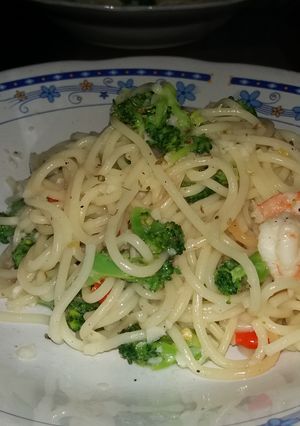 Foto resep Spaghetti aglio olio