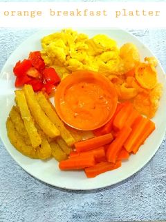 Foto resep Orange breakfast platter