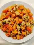 Spezzatino autunnale con zucca e patate dolci