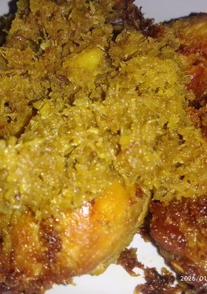 Foto resep Ayam goreng serundeng