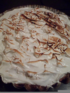 Una foto de Torta brownie merengada