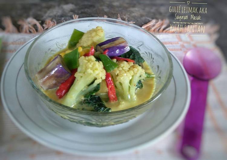 Gulé Leumak aka Sayur Masak Kuah Santan (#PR2_masakan bersantan)
