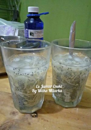 Foto resep Es Jamur Enoki