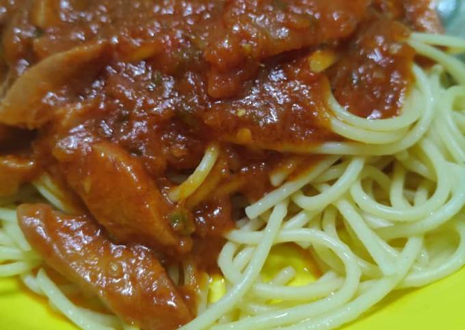 Resipi Spagetti Bolognese Simple Oleh Rockmyrose Cookpad