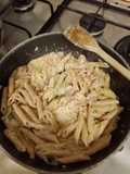 Pasta integrale ai formaggi e tonno