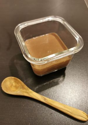 Une photo de Crème dessert chocolat pour bébé