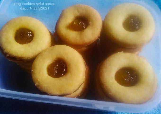 Ring cookies selai nanas oven tangkring