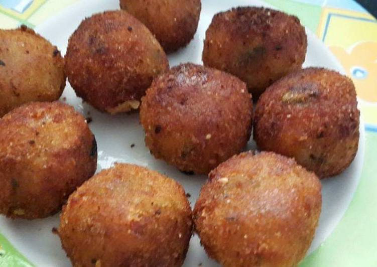 Easiest Way to Prepare Quick Crispy Potato Balls