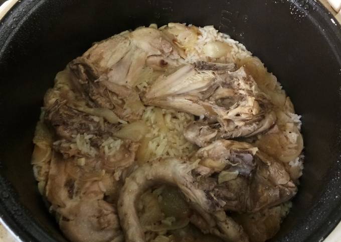 Nasi ayam saos lada hitam saori