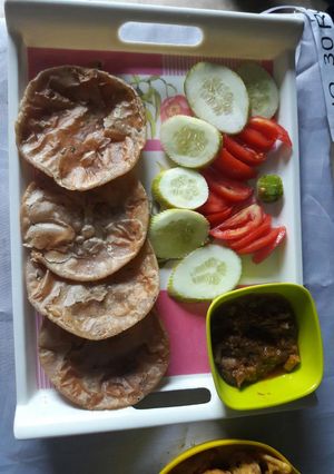 A picture of Gatte ki Sabji.