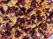 A picture of brownies red velvet