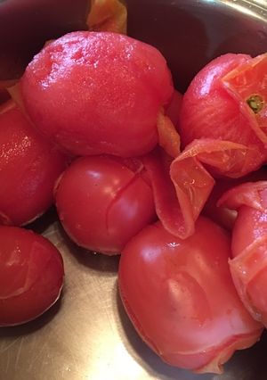 Una foto de Como pelar tomates