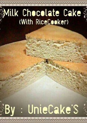 Foto resep Milk Chocolate Cake (With RiceCooker)