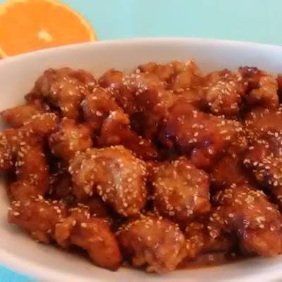 Pollo a la naranja (estilo chino) Receta de VinoyMiel- Cookpad