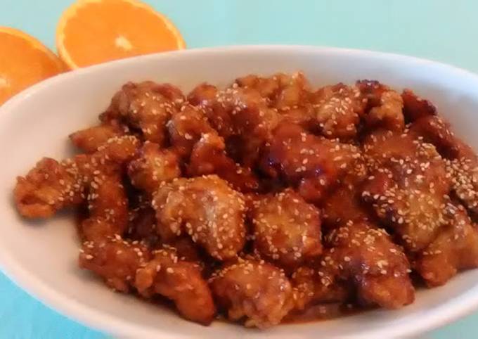 Pollo a la naranja (estilo chino) Receta de VinoyMiel- Cookpad