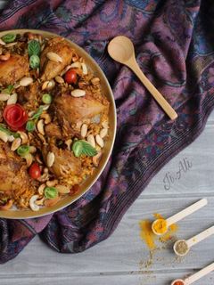 صورة لوصفة رز برياني دجاج
