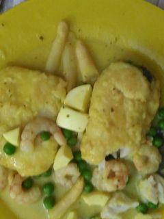 Una foto de Merluza en salsa
