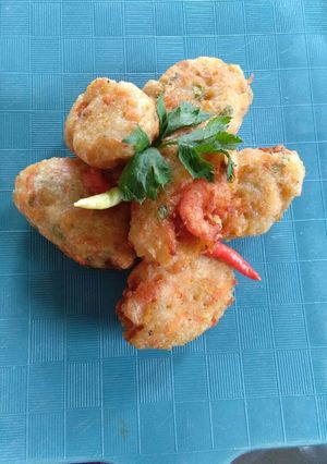 Foto resep Perkedel Nasi Mix Udang