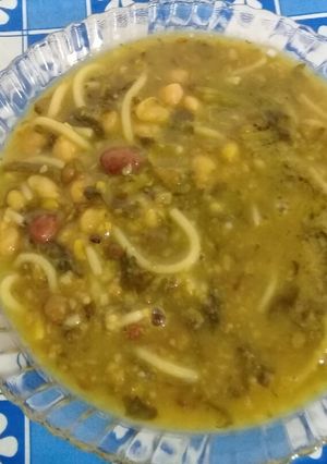 عکسی از دستور آش کوز