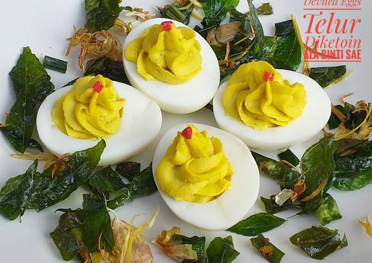 Bagaimana Membuat Tsunami Deviled Eggs Anti Gagal