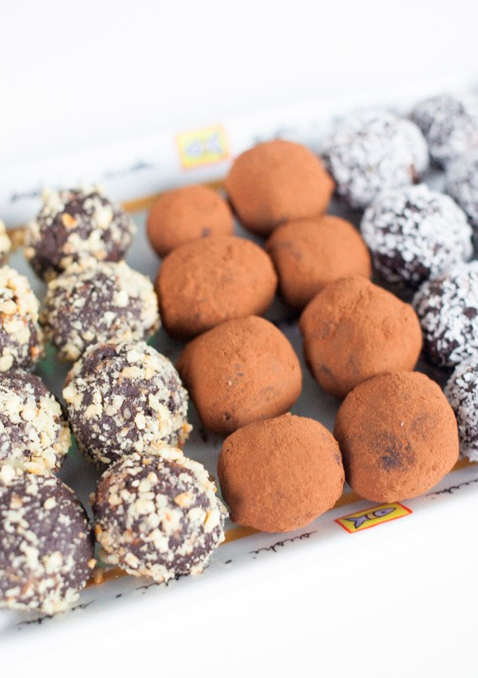 Una foto de Trufas de chocolate