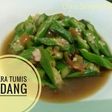 Okra tumis udang
