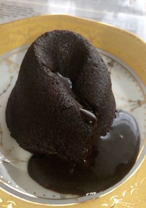 Foto resep Chocolate Lava Cake with Air Fryer