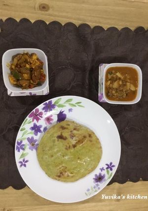 A picture of Avocado Tandoori Roti.