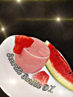 صورة لوصفة عصير الدلاع المنعش 🍉🍉🍉