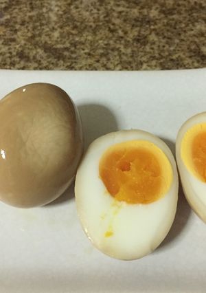 A picture of Seasoned Egg (Ni-tamago).