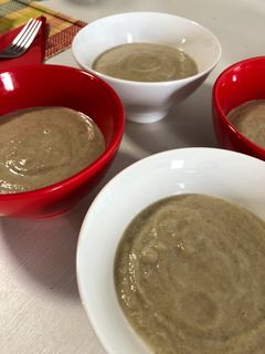 Una foto de Crema de champiñones portobellos 🍄en Moulinex iCompanion