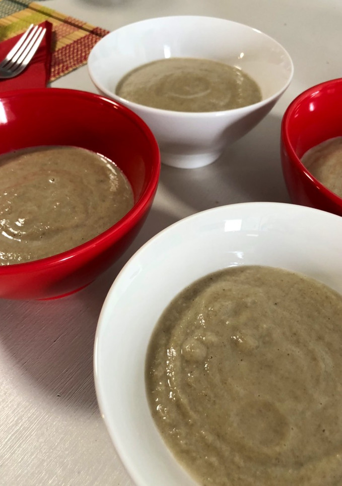 Una foto de Crema de champiñones portobellos 🍄en Moulinex iCompanion
