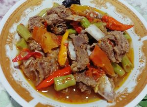 Foto resep Asem asem pedas iga rusa
