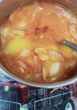 आलू प्याज़ टमाटर की सब्जी(aloo pyaz tamater ki sabzi recipe in hindi) रेसिपी मुख्य फोटो