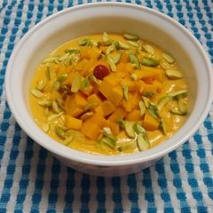 A picture of Instant Mango Rabdi.