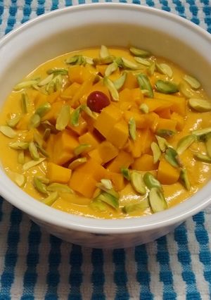 A picture of Instant Mango Rabdi.