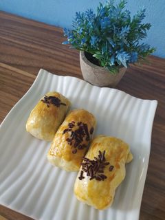 Foto resep Bollen Pisang Coklat Puff Pastry