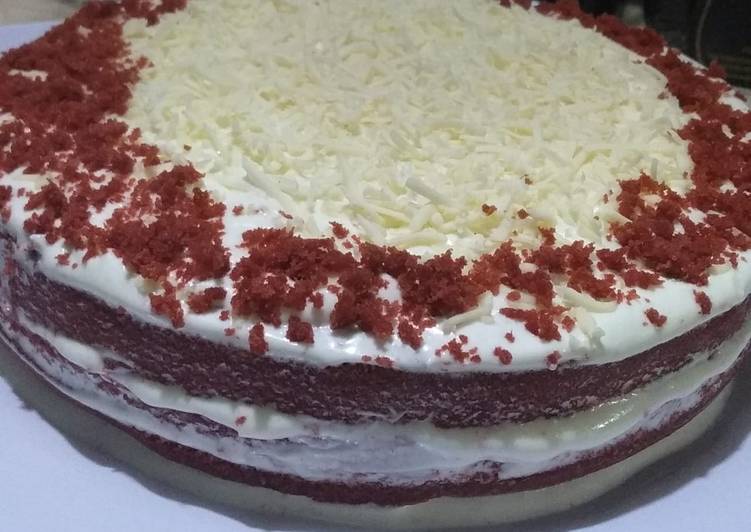 dari awal hingga akhir Memasak Red Velvet Cake yang Lezat