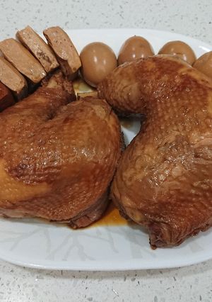燜燒鍋滷雞腿 的食譜成品照片