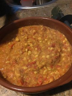 Una foto de Potaje de garbanzos marroquí Thermomix