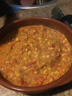 Una foto de Potaje de garbanzos marroquí Thermomix