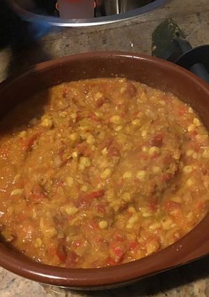 Una foto de Potaje de garbanzos marroquí Thermomix